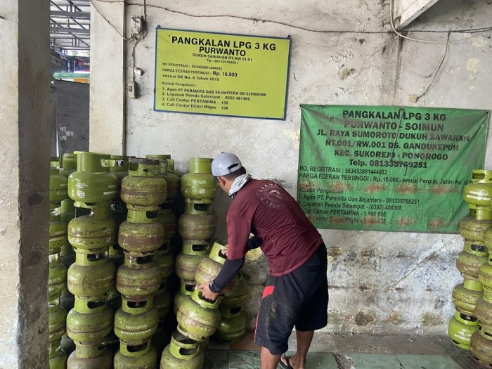 Daftar agen resmi penyalur gas elpiji 3kg terdekat